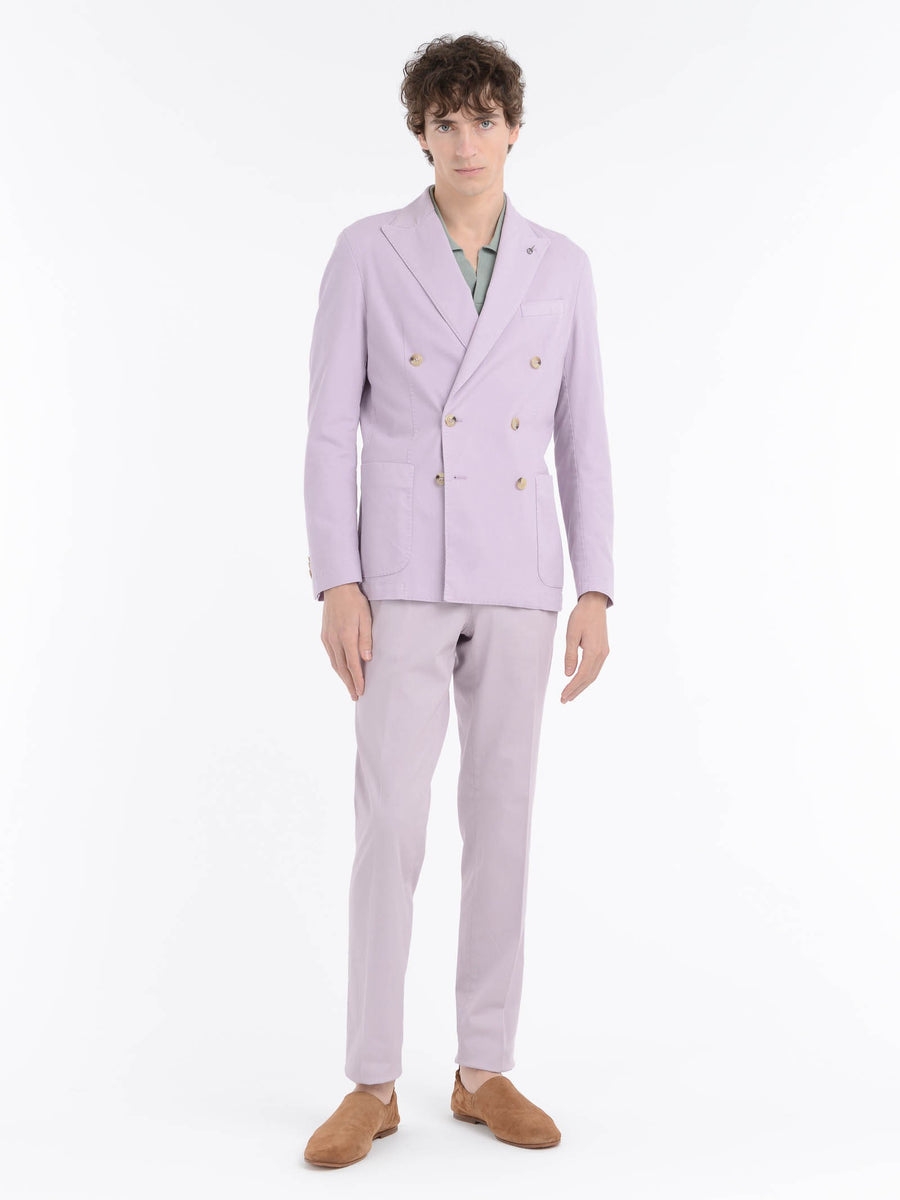 Paoloni Giacca doppiopetto misto cotone stretch Latest fashion