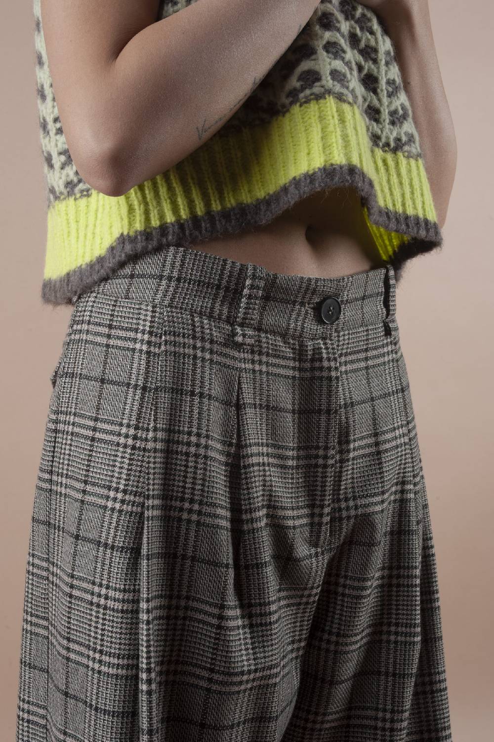 Pdr Phisique Du Role PHISIQUE DU ROLE MILANO PANTS IN TWISTED WOOL Outlet