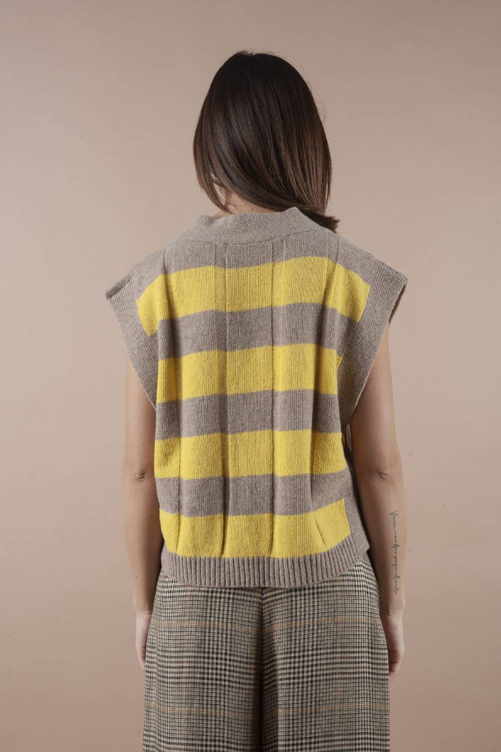 Pdr Phisique Du Role PHISIQUE DU ROLE STRIPED SWEATER TOP IN MERINOS WOOL Vendita Calda