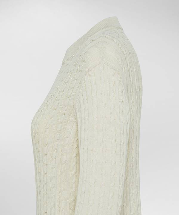 Peuterey Maglia a treccia in tricot di cotone Saldi Di Fabbrica
