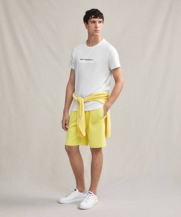 Peuterey Bermuda con coulisse in cotone stretch