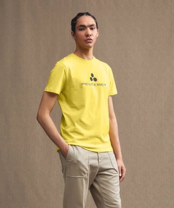 Peuterey T-shirt logata di cotone Italia