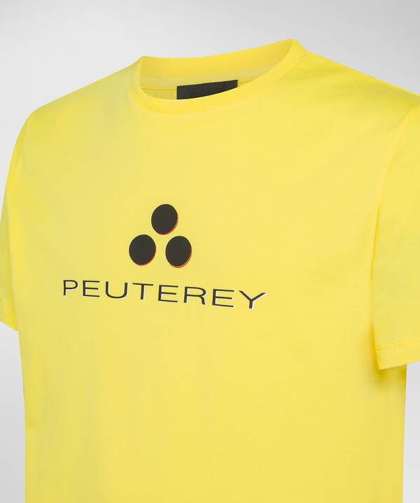 Peuterey T-shirt logata di cotone Italia