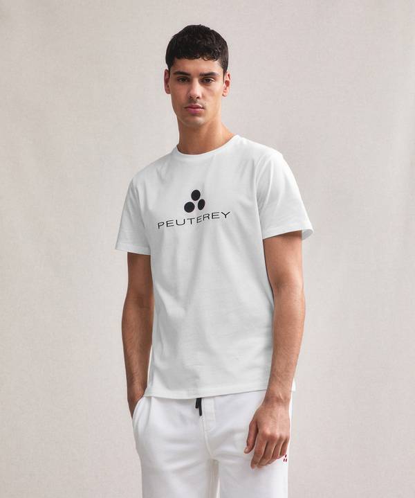 Peuterey T-shirt logata di cotone In Linea