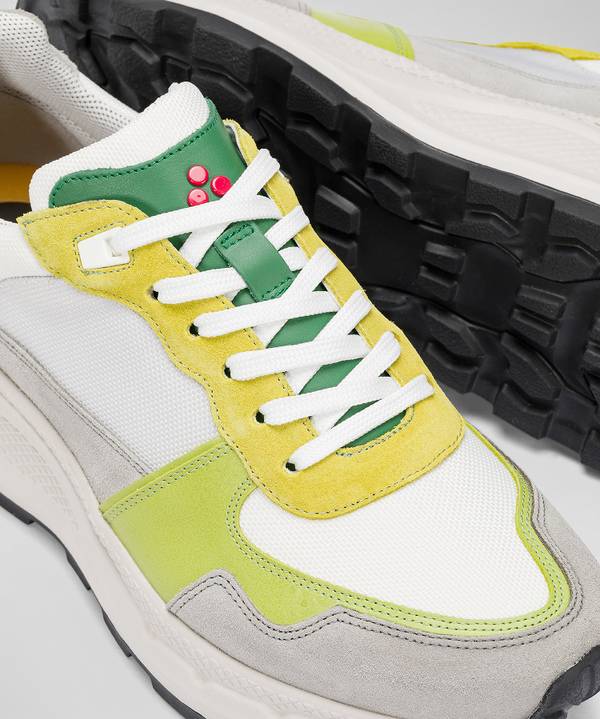 Peuterey Sneakers in pelle con dettagli nylon e nappa Qualità