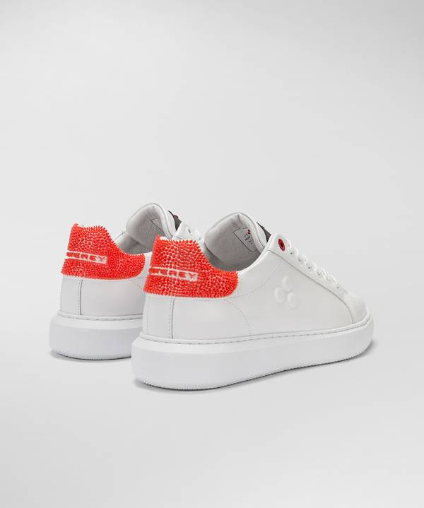 Peuterey Sneaker in pelle con tallone lavorato Affare Del Giorno