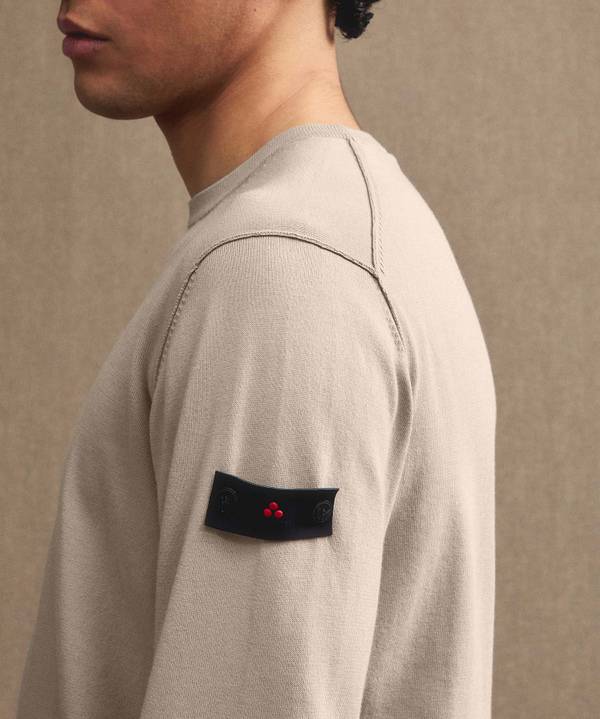Peuterey Maglia tricot con logo ricamato Convenienza