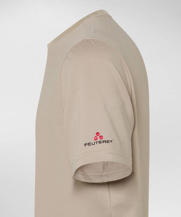 Peuterey T-Shirt stretch in cotone e seta Sconto