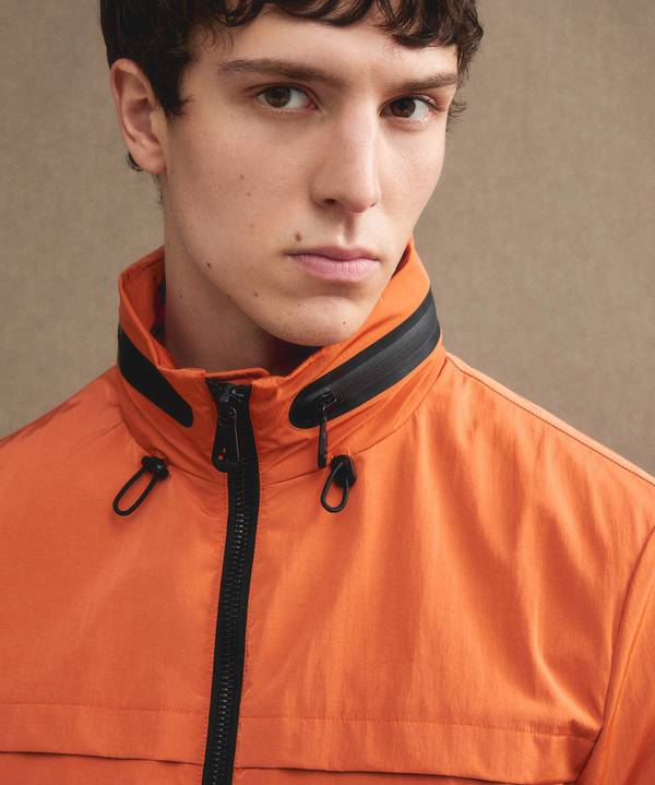 Peuterey Bomber in nylon con cappuccio estraibile Economico