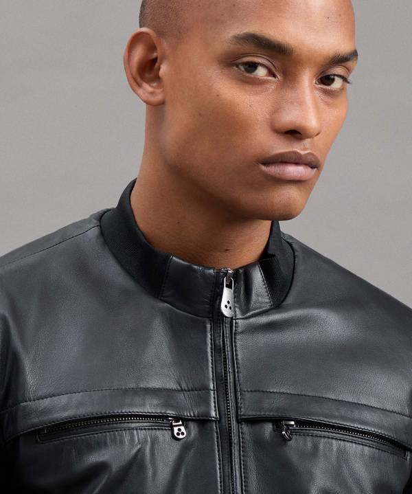 Peuterey Giacca Biker In Pelle Hotsell