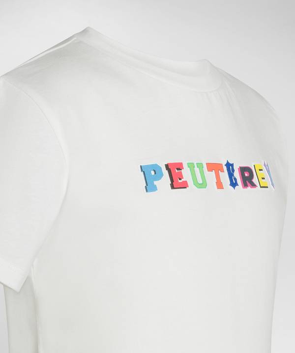 Peuterey T-shirt in cotone con stampa Pezzi Unici