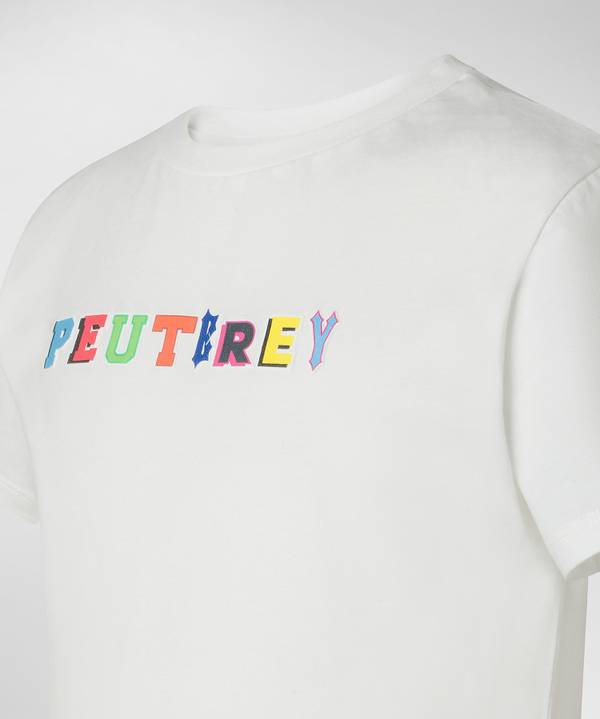 Peuterey T-shirt in cotone con stampa Pezzi Unici