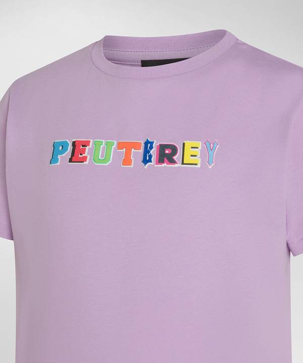 Peuterey T-shirt in cotone con stampa Soddisfazione Garantita
