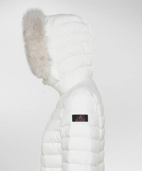 Peuterey Piumino Slim Con Pelliccia Shopping Online