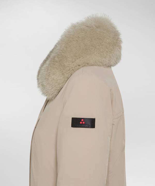 Peuterey Giacca Slim Con Pelliccia Offerta