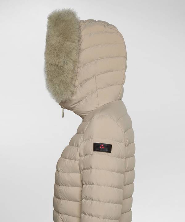 Peuterey Piumino Slim Con Pelliccia Novità