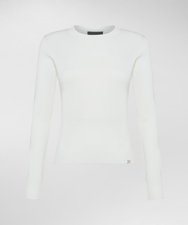 Peuterey Maglia paricollo con polsini a contrasto Saldi Di Fabbrica