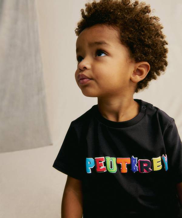 Peuterey T-shirt con scritta multicolor Negozio