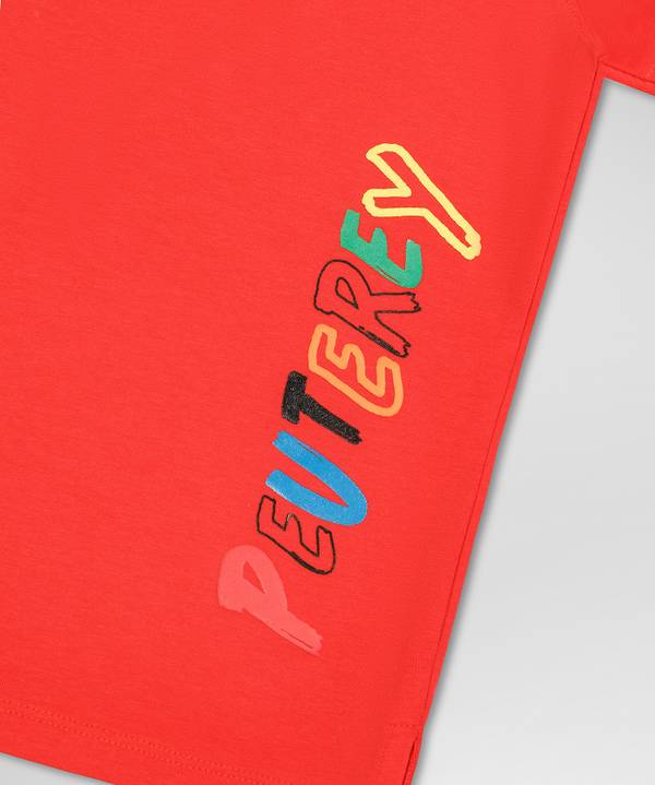 Peuterey T-shirt con stampa sul retro In Saldo