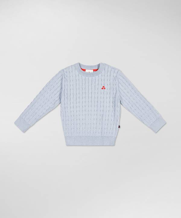 Peuterey Maglia con fantasia a treccia Moda