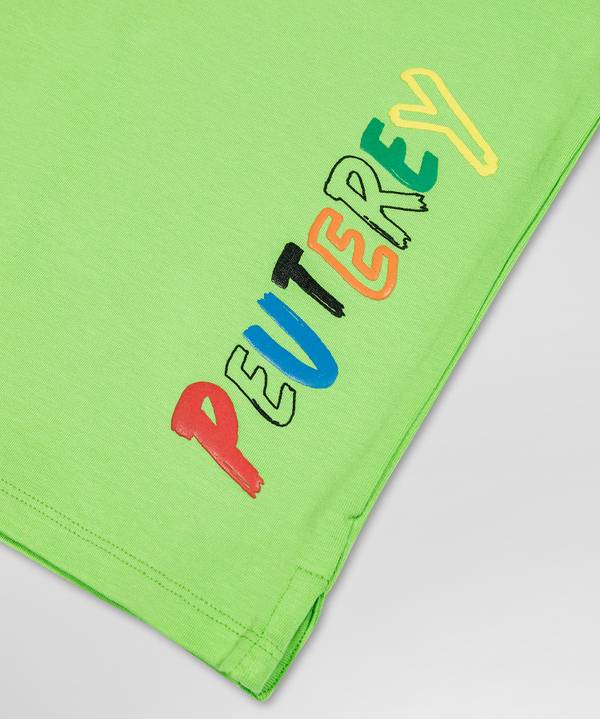 Peuterey T-shirt con stampa sul retro Italia
