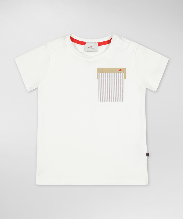Peuterey T-shirt con taschino rigato Offerta esclusiva