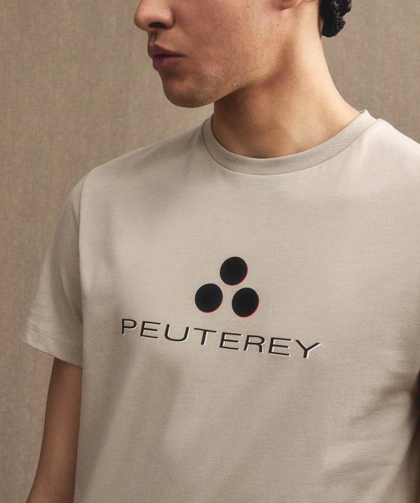 Peuterey T-shirt logata di cotone Vendita