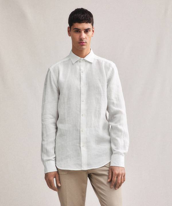 Peuterey Camicia in lino Acquista Ora