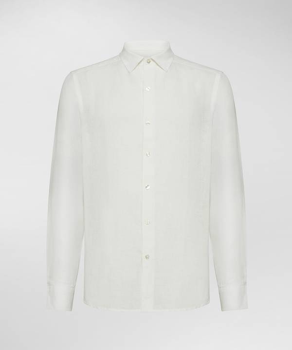 Peuterey Camicia in lino Acquista Ora