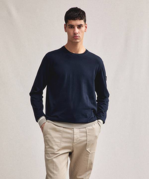 Peuterey Maglia tricot con dettagli rigati Consegna Veloce