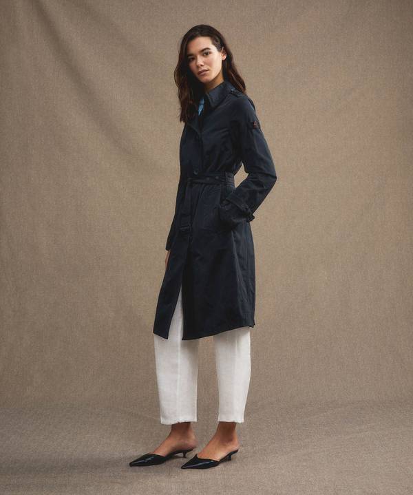 Peuterey Trench idrorepellente con cintura Presa