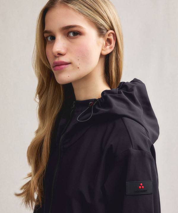 Peuterey Parka fishtail in nylon stretch Outlet