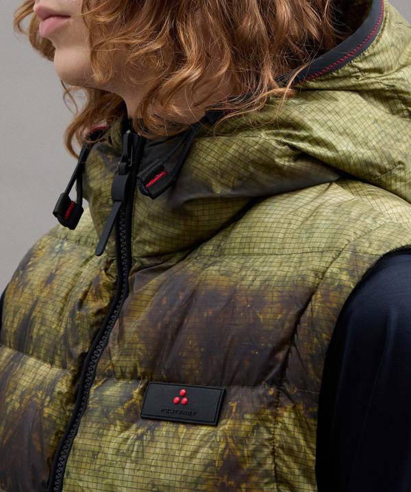 Peuterey Gilet Tie-Dye In Nylon Ripstop Vendite Flash