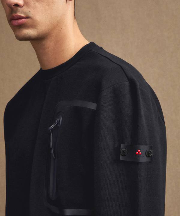 Peuterey Felpa girocollo in cotone Moda