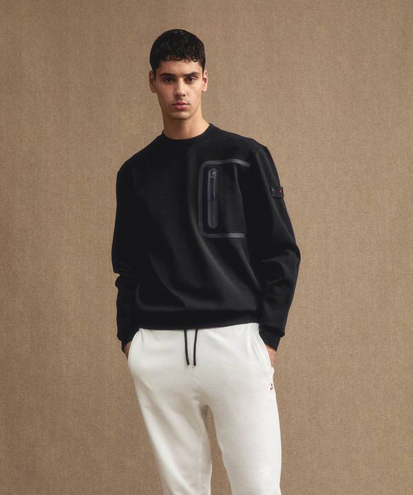 Peuterey Felpa girocollo in cotone Moda