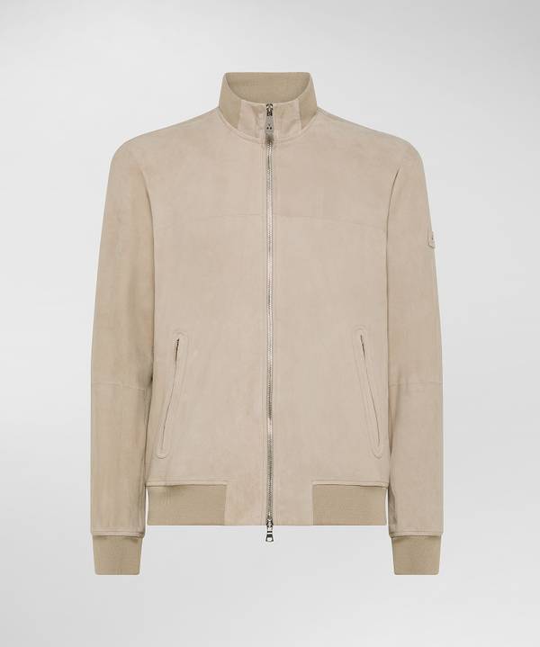 Peuterey Giacca bomber in pelle scamosciata Spedizione Gratuita