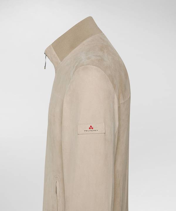 Peuterey Giacca bomber in pelle scamosciata Spedizione Gratuita