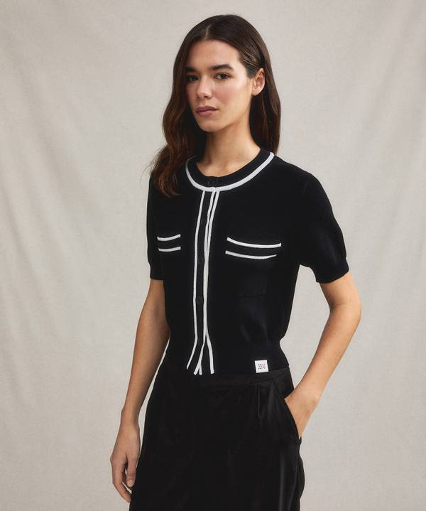 Peuterey Cardigan manica corta con tasche al petto Novità