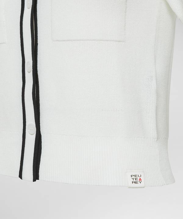 Peuterey Cardigan manica corta con tasche al petto Economico