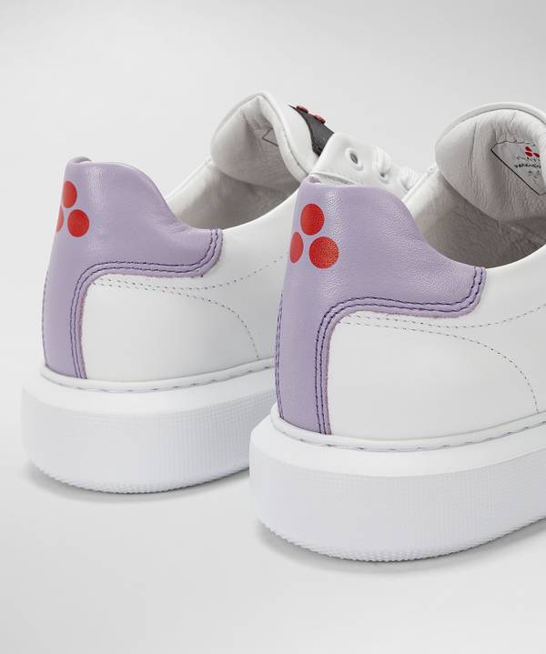 Peuterey Sneaker in pelle con logo goffrato Vendita Calda
