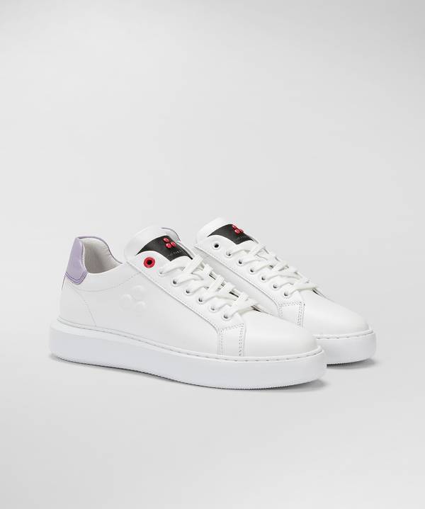Peuterey Sneaker in pelle con logo goffrato Vendita Calda
