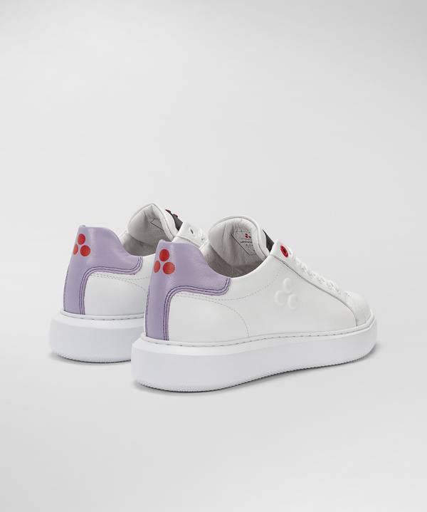Peuterey Sneaker in pelle con logo goffrato Vendita Calda