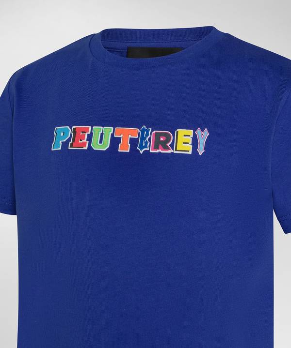 Peuterey T-shirt in cotone con stampa Negozio