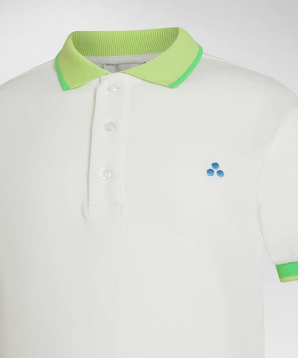 Peuterey Polo in piquet dettagli fluo In Saldo