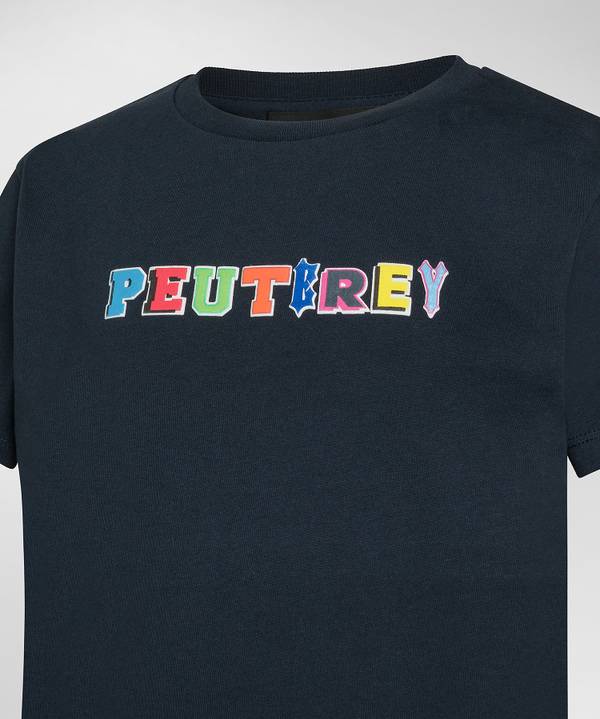 Peuterey T-shirt in cotone con stampa Nuova