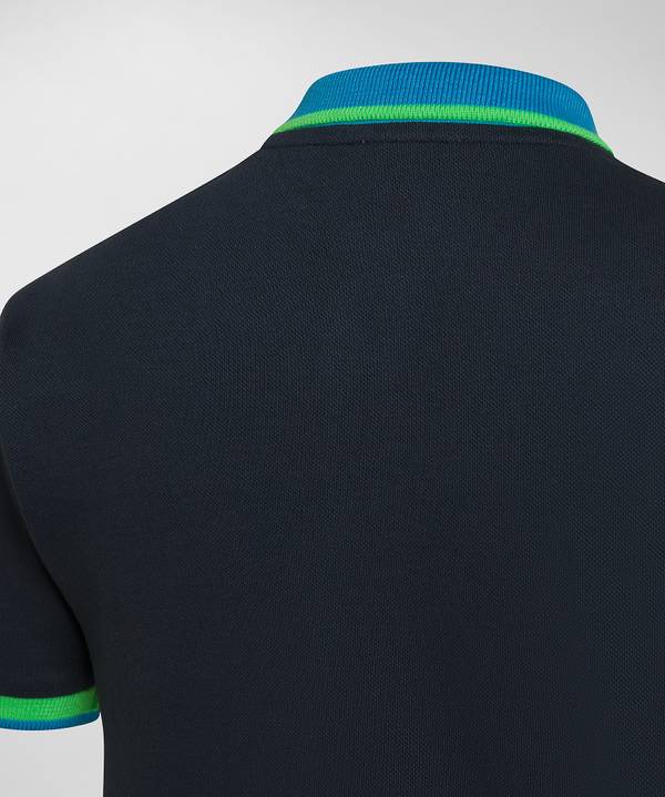 Peuterey Polo in piquet dettagli fluo Moda