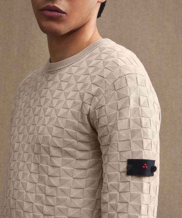 Peuterey Maglia in cotone con effetto 3D Nuovo