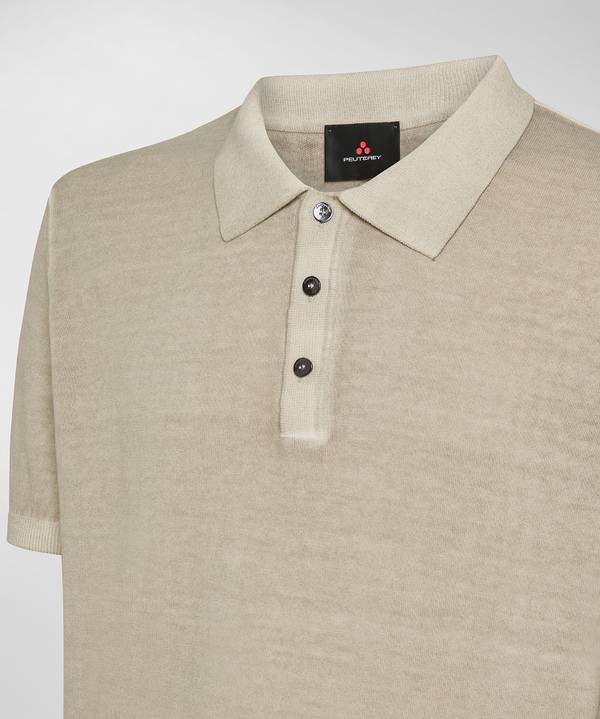 Peuterey Polo classica in tricot di cotone Promozione
