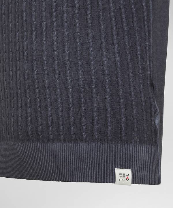 Peuterey Polo a treccia in tricot di cotone Soddisfazione Garantita