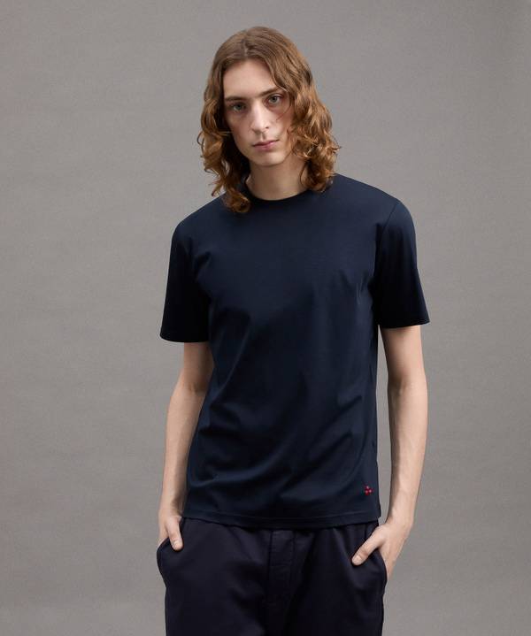 Peuterey T-Shirt In Cotone Brillante Sconto
